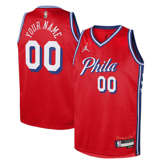 Basketball Philadelphia 76ers Blank Custom Jersey