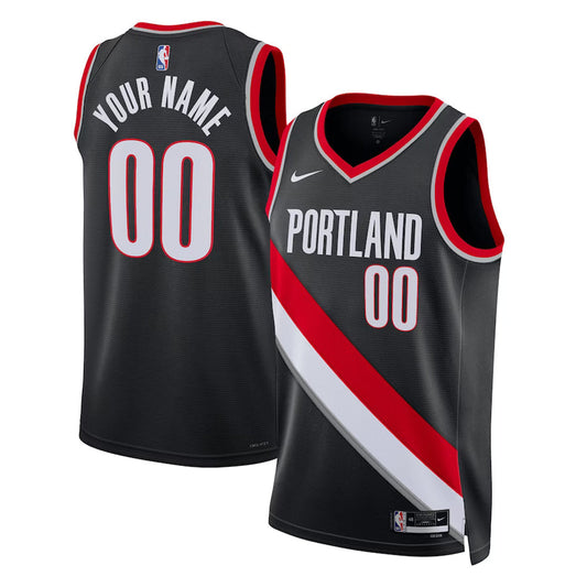 Basketball Portland Trailblazers Blank Custom Jersey