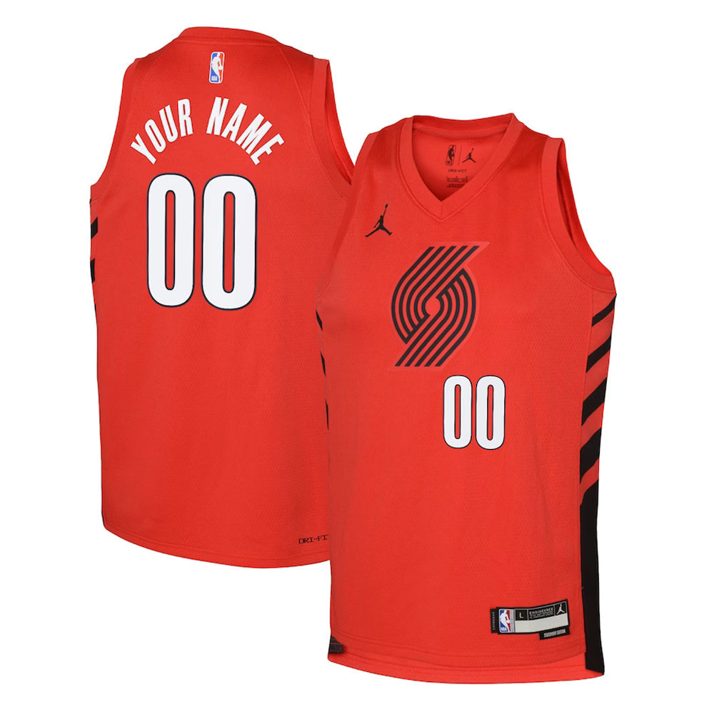 Basketball Portland Trailblazers Blank Custom Jersey