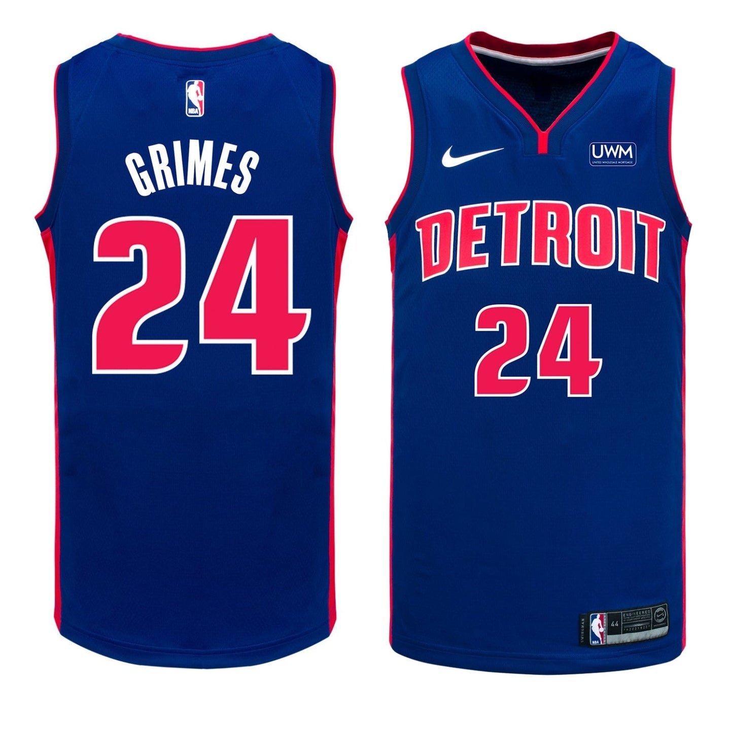 Basketball Quentin Grimes Detroit Pistons 24 Jersey