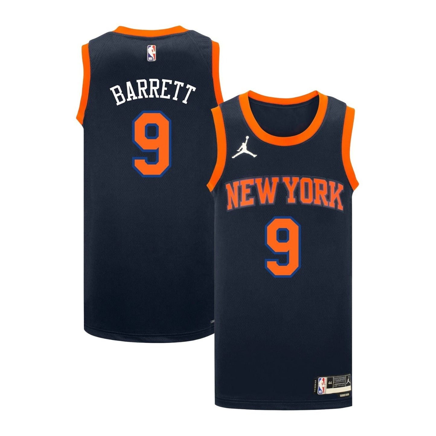 RJ Barrett New York Knicks 9 Jersey