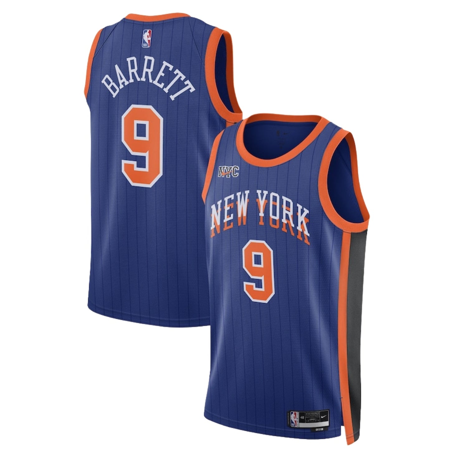RJ Barrett New York Knicks 9 Jersey