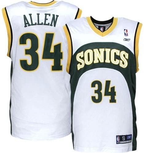 Basketball Ray Allen Seattle Super Sonics 34 Jersey