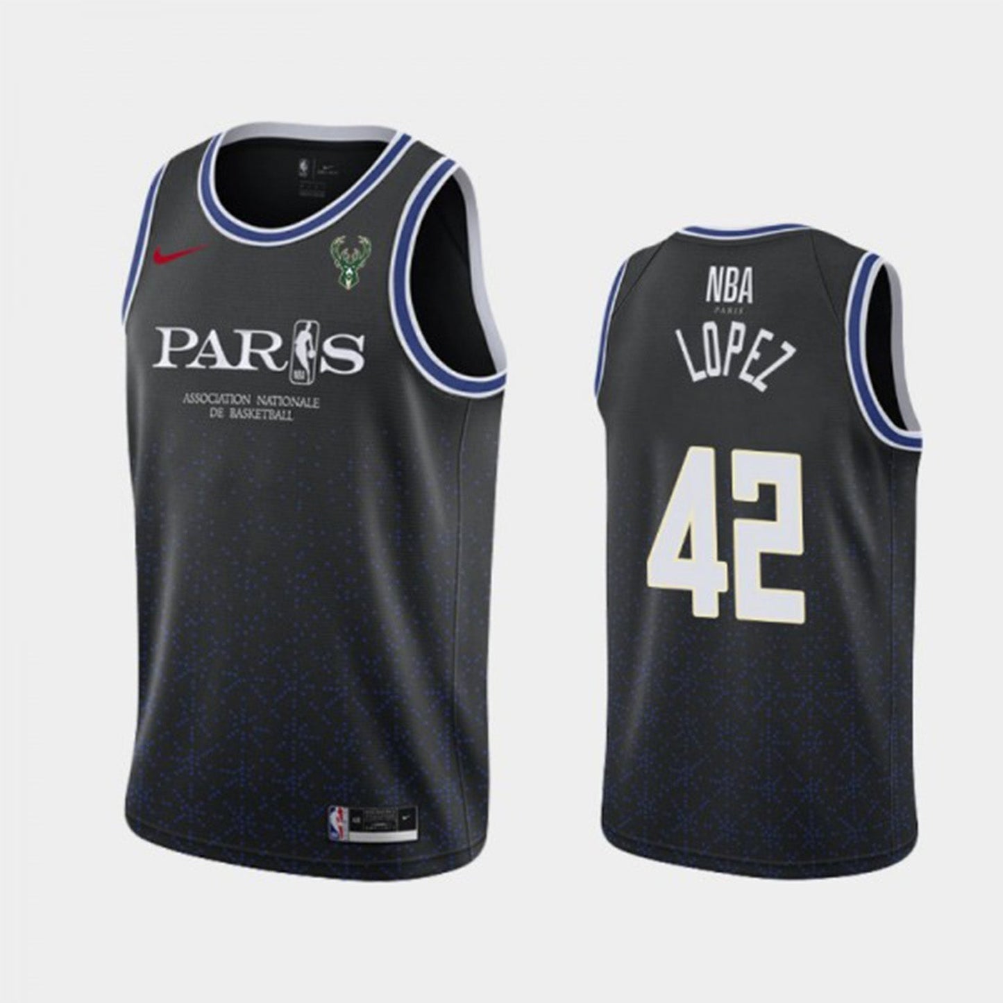 Robin Lopez Milwaukee Bucks 42 Jersey