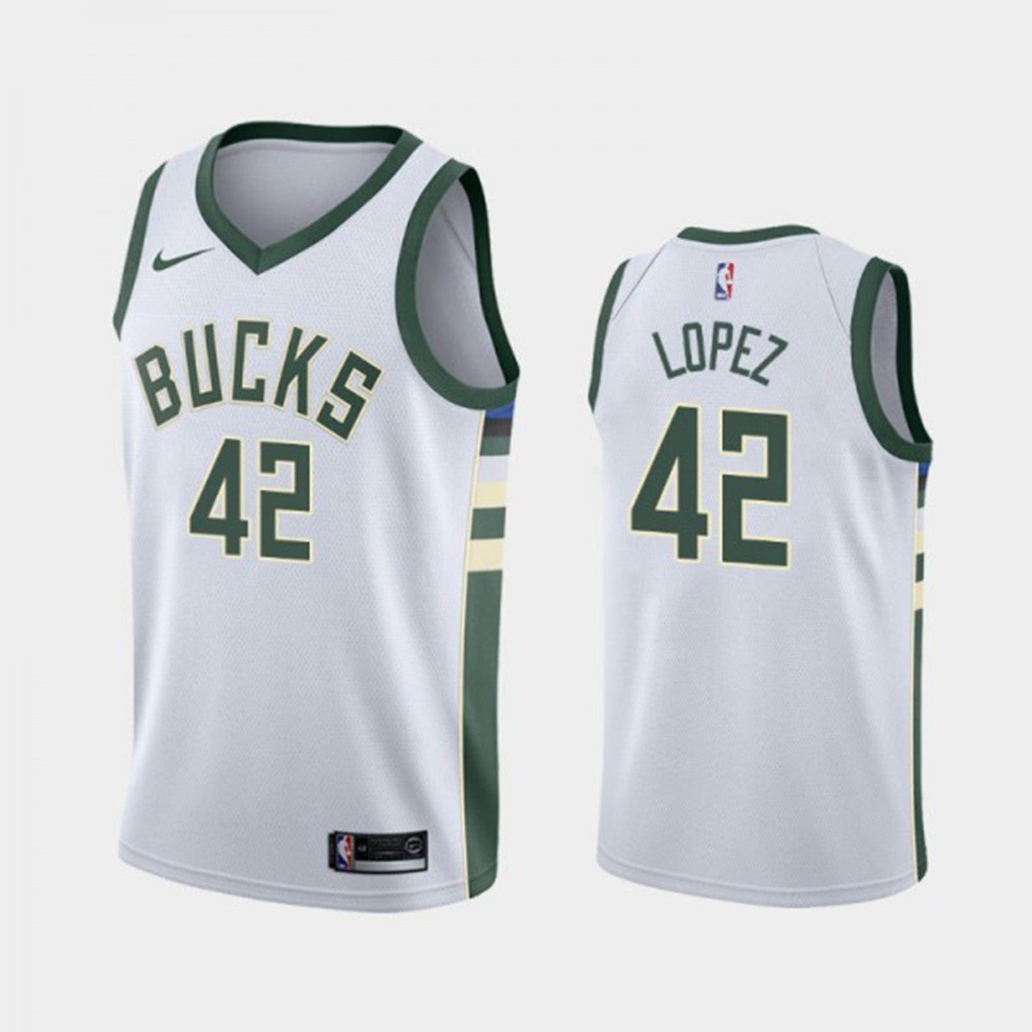 Robin Lopez Milwaukee Bucks 42 Jersey