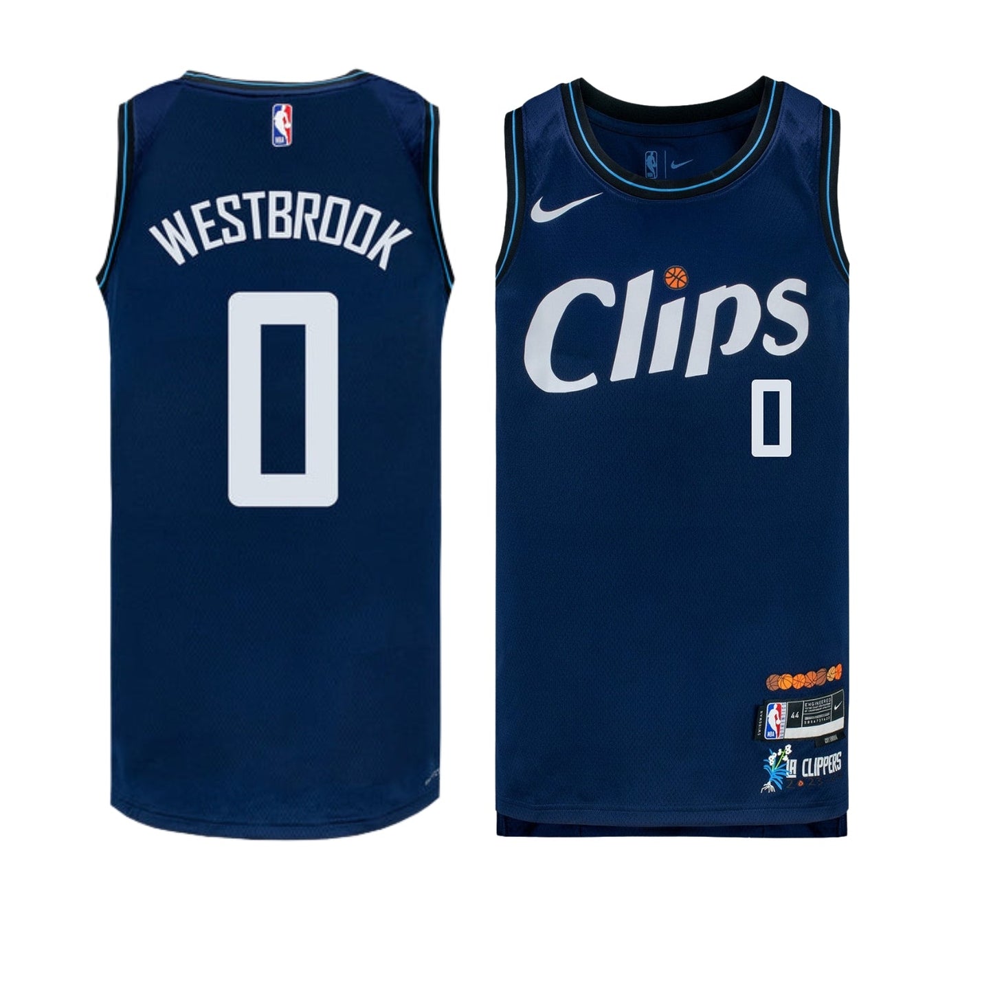 Basketball Russell Westbrook Los Angeles Clippers 0 Jersey