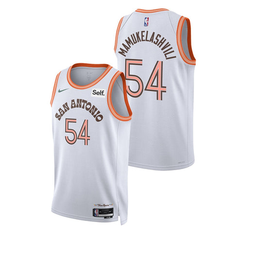 Basketball Sandro Mamukelashvili San Antonio Spurs 54 Jersey