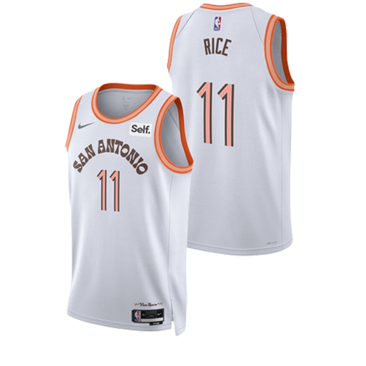Basketball Sir Jabari Rice San Antonio Spurs 11 Jersey