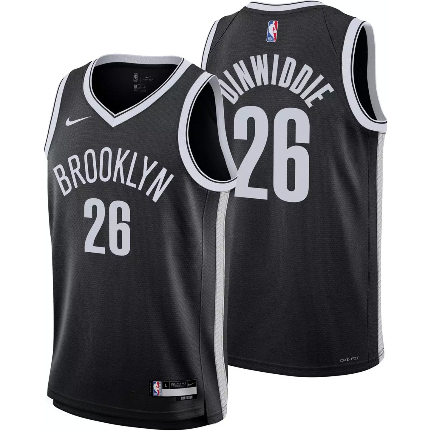 Basketball Spencer Dinwiddie Brooklyn Nets 26 Jersey