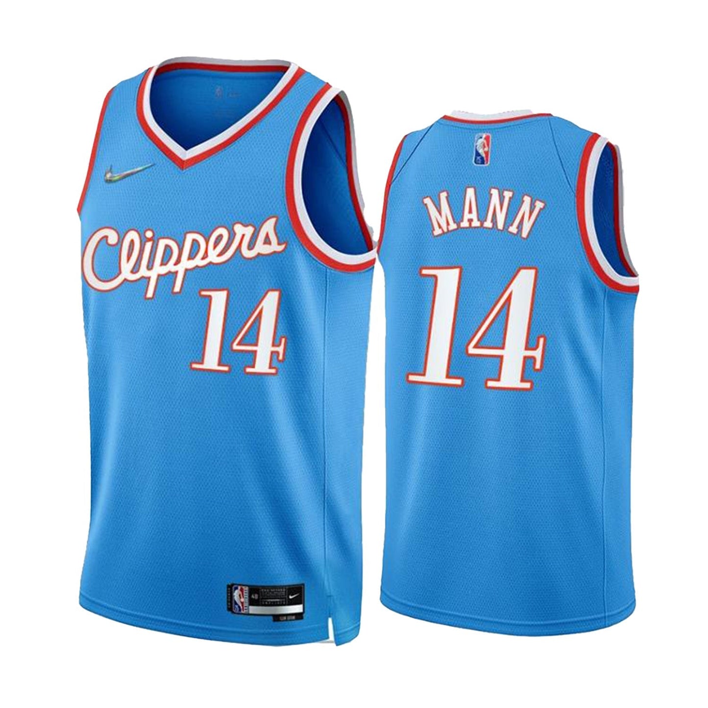 Basketball Terance Mann Los Angeles Clippers 14 Jersey