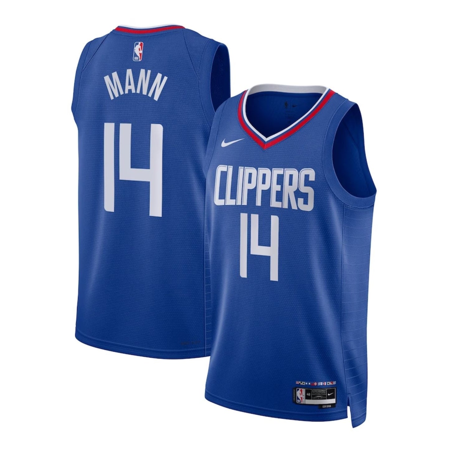 Terance Mann Los Angeles Clippers 14 Jersey