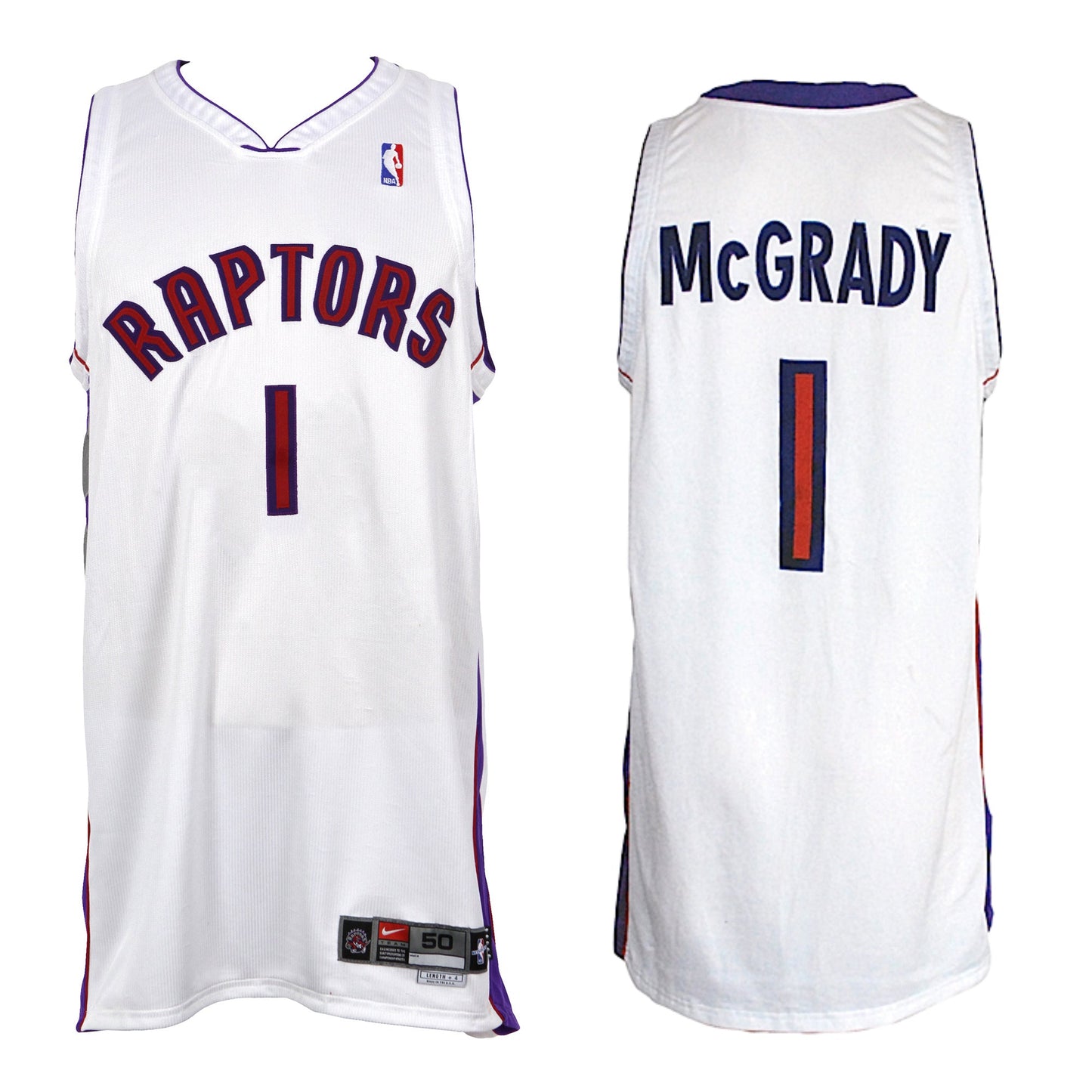 Basketball Toronto Raptors Tracy McGrady 1 Jersey