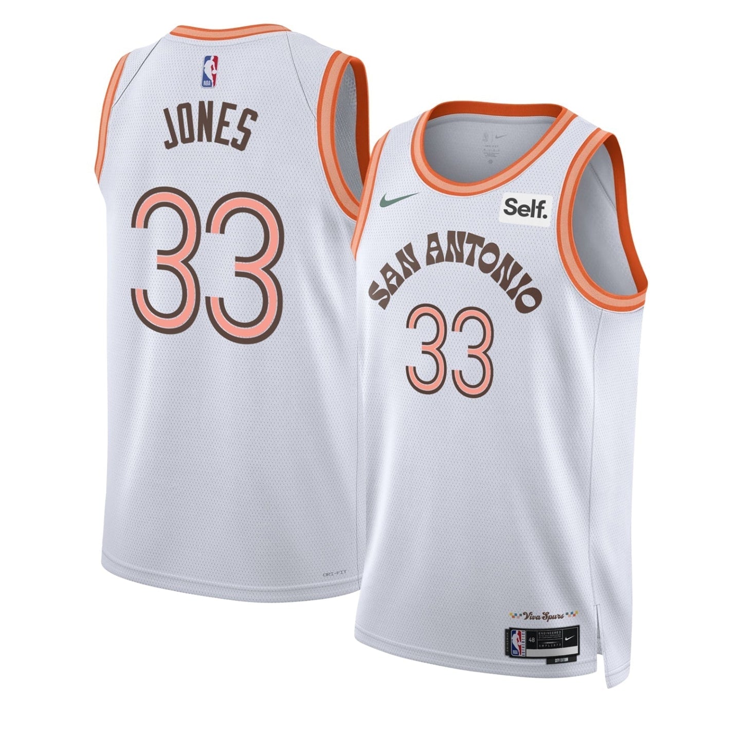 Tre Jones San Antonio Spurs 33 Jersey
