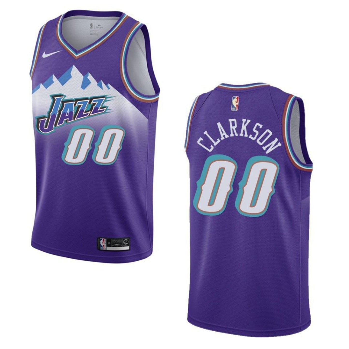 Jordan Clarkson Utah Jazz 00 Jersey