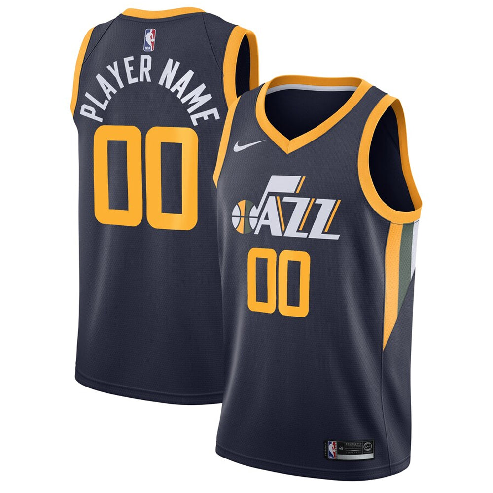 Utah Jazz Blank Custom Jersey