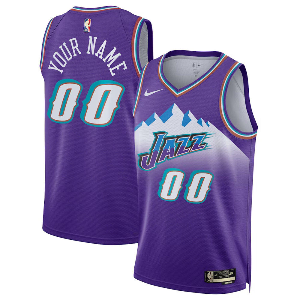 Basketball Utah Jazz Blank Custom Jersey