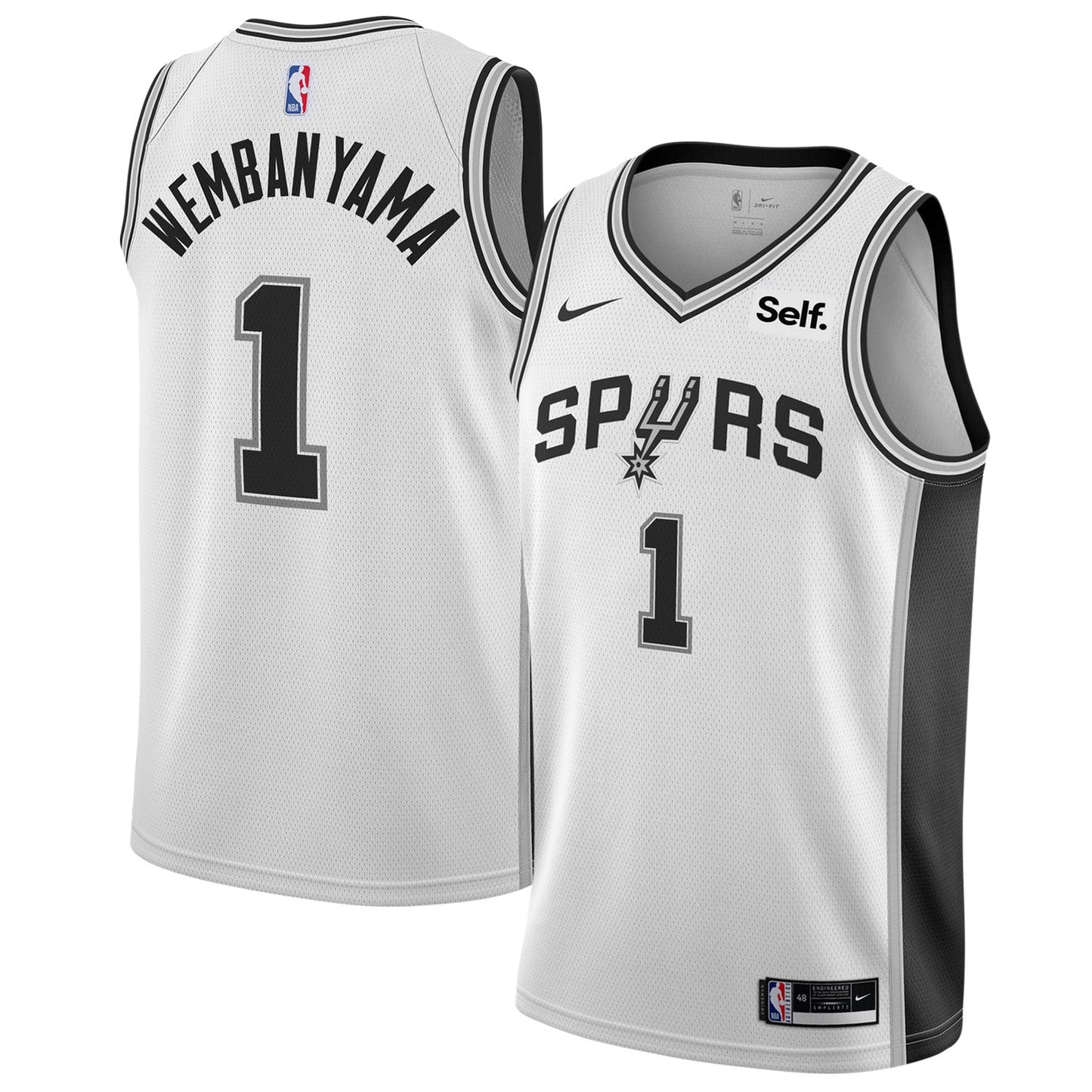 Basketball Victor Wembanyama San Antonio Spurs 1 Jersey