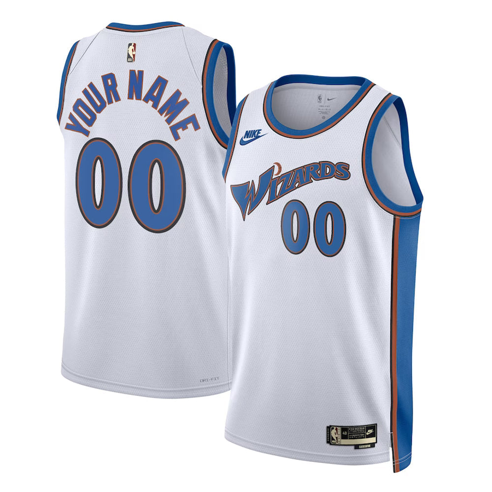 Basketball Washington Wizards Blank Custom Jersey