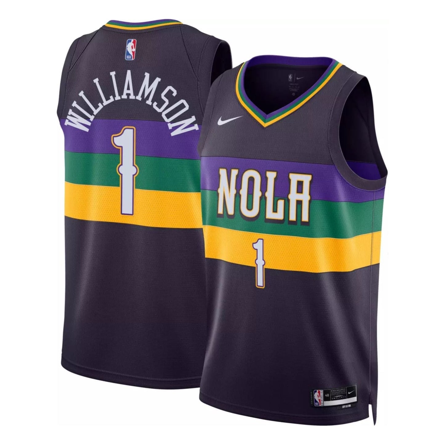 Basketball Zion Williamson New Orleans Pelicans 1 Jersey