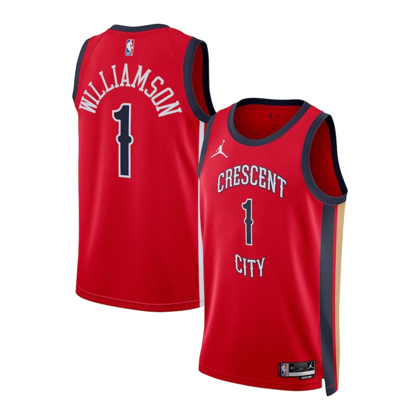Basketball Zion Williamson New Orleans Pelicans 1 Jersey