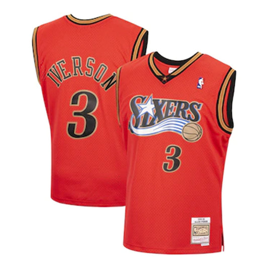 Basketball Allen Iverson Philadelphia Sixers 3 Retro Jersey