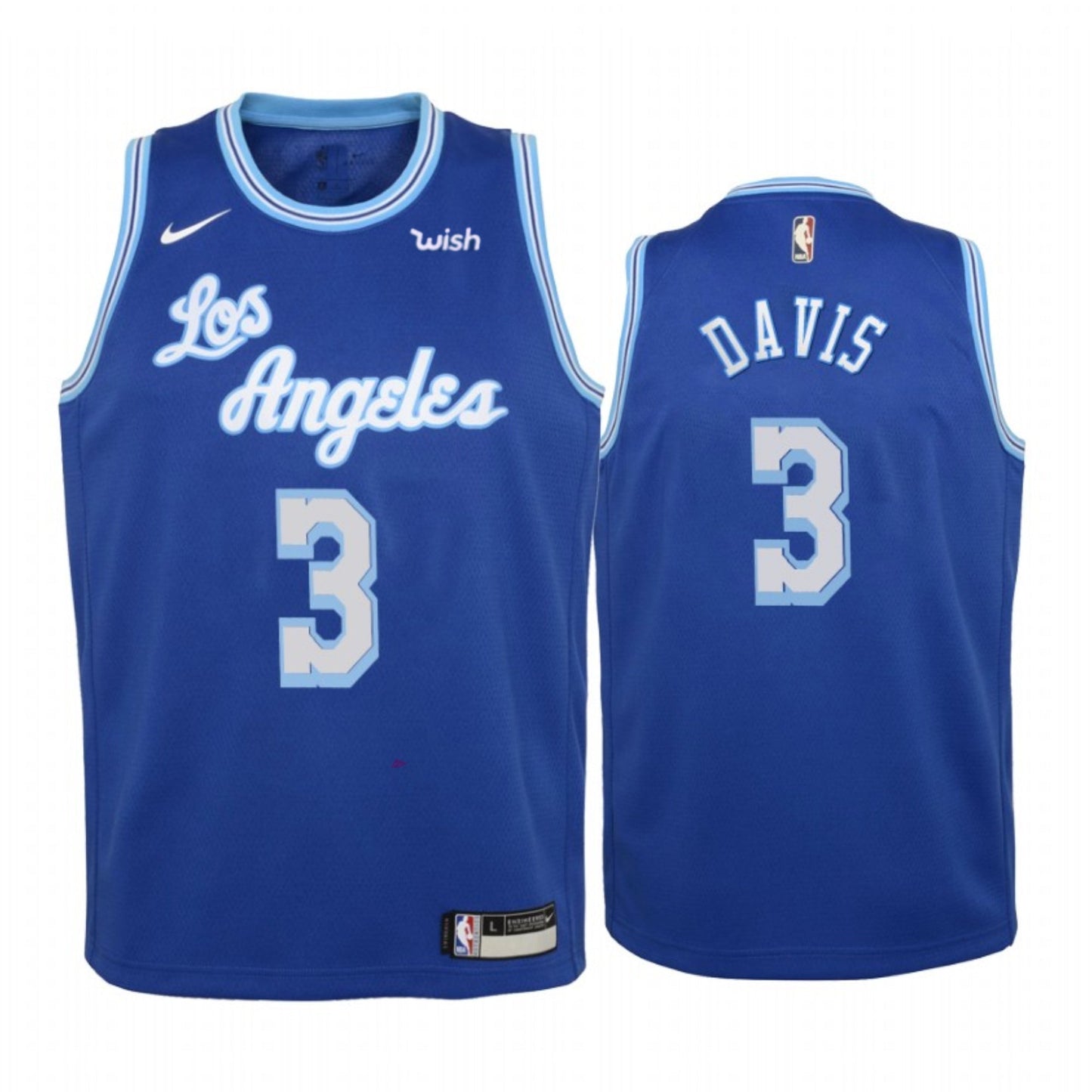 Basketball Anthony Davis Los Angeles Lakers 3 jersey