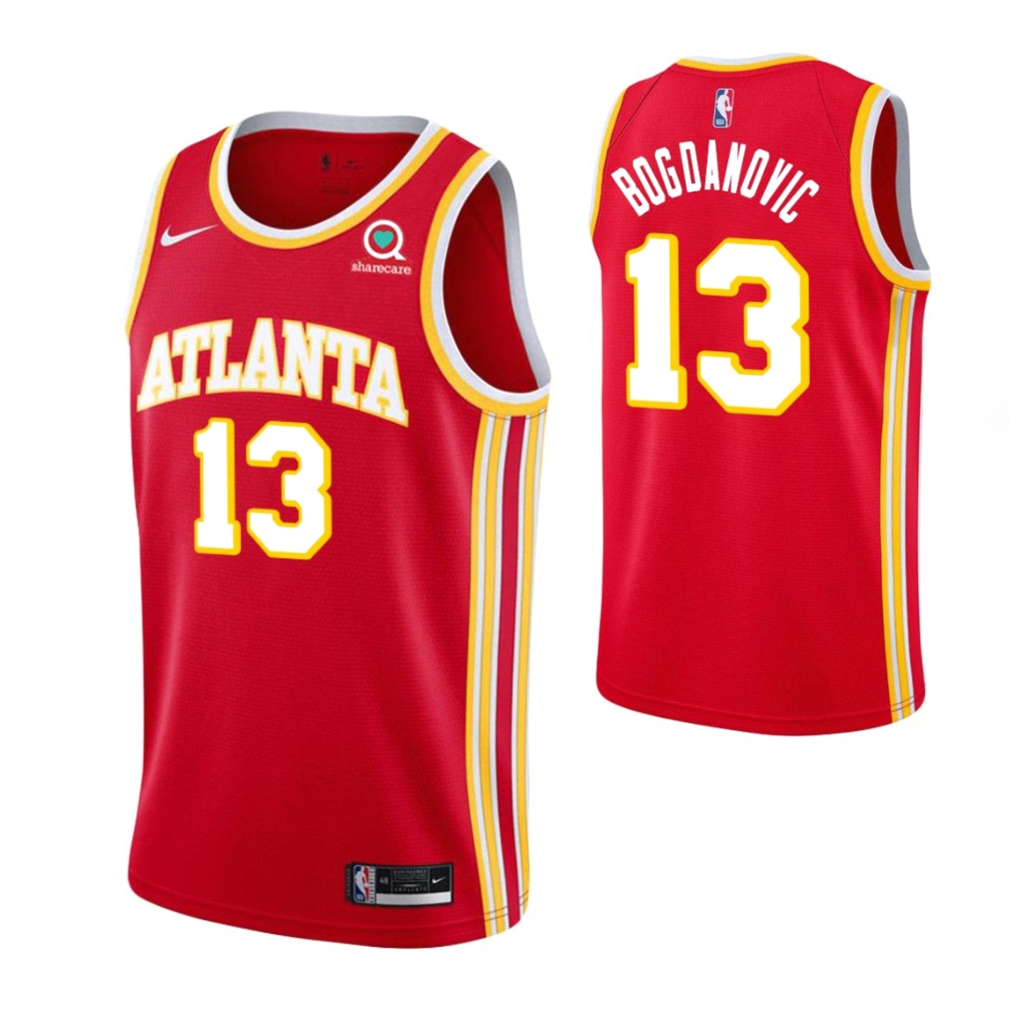 Bogdan Bogdanovic Atlanta Hawks 13 Jersey