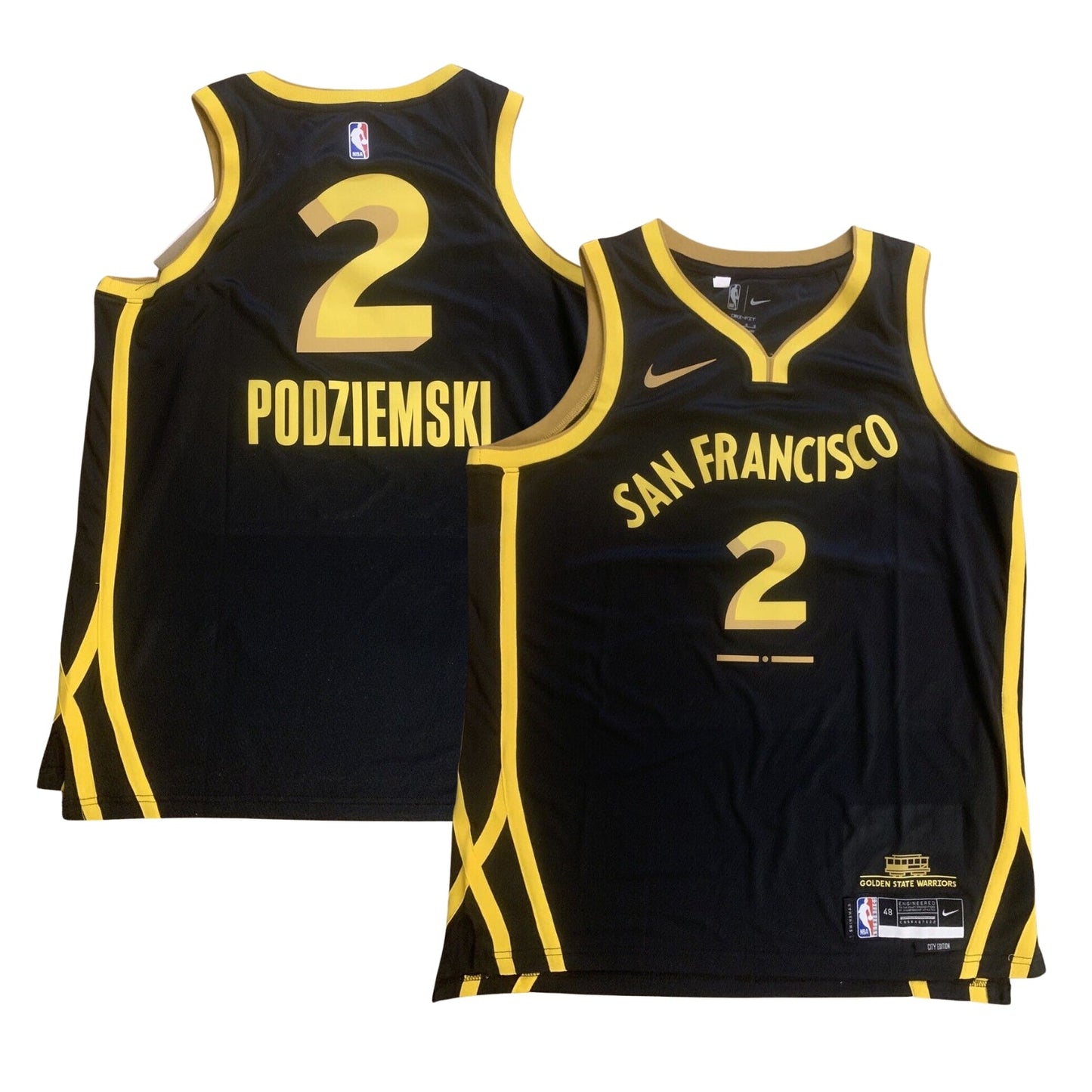 Brandin Podziemski Golden State Warriors 2 Jersey