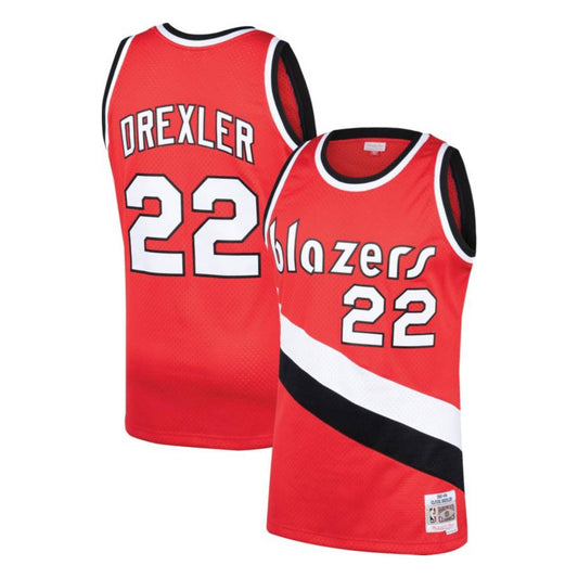 Clyde Drexler Portland Trailblazers 22 Retro Jersey