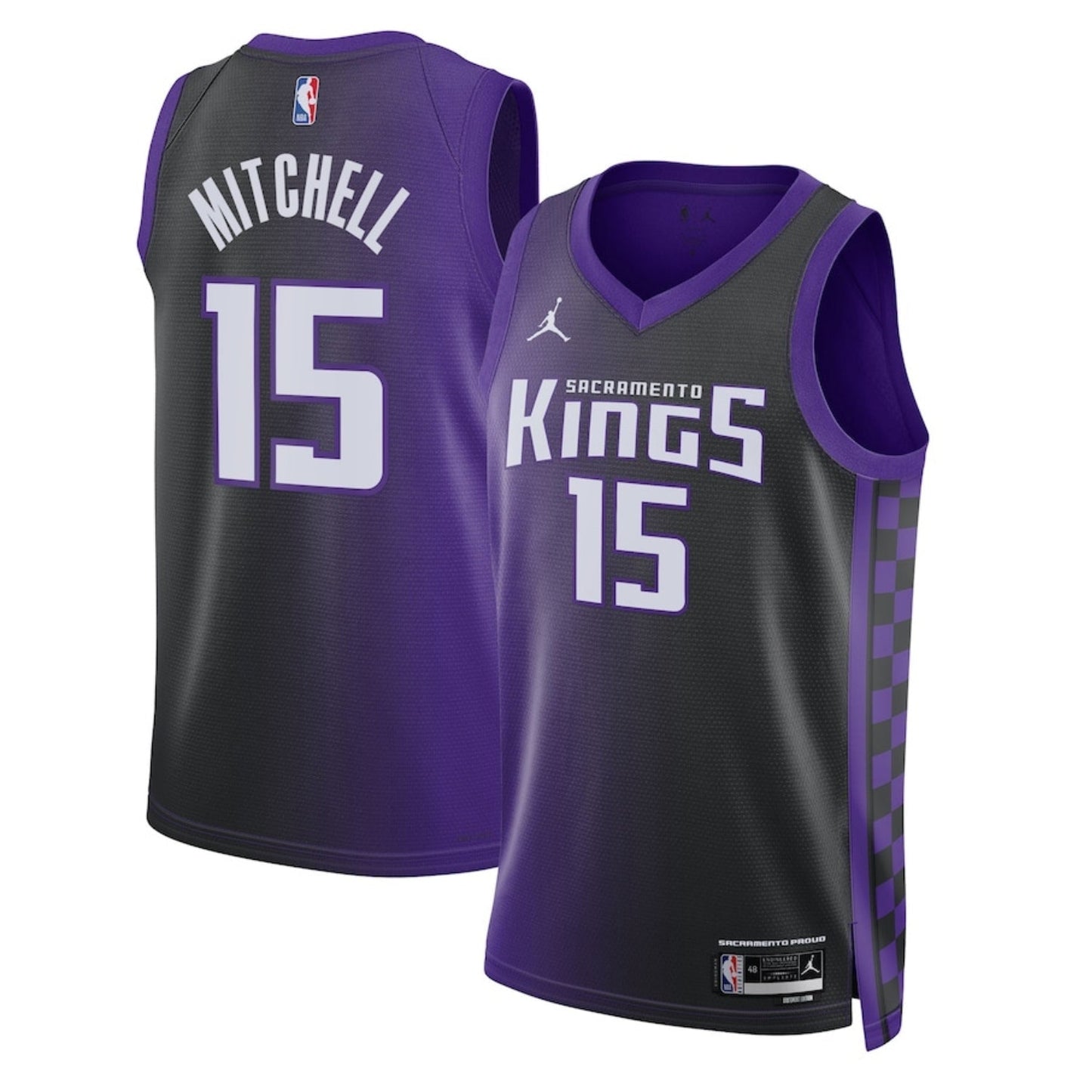 Davion Mitchell Sacramento Kings 15 Jersey