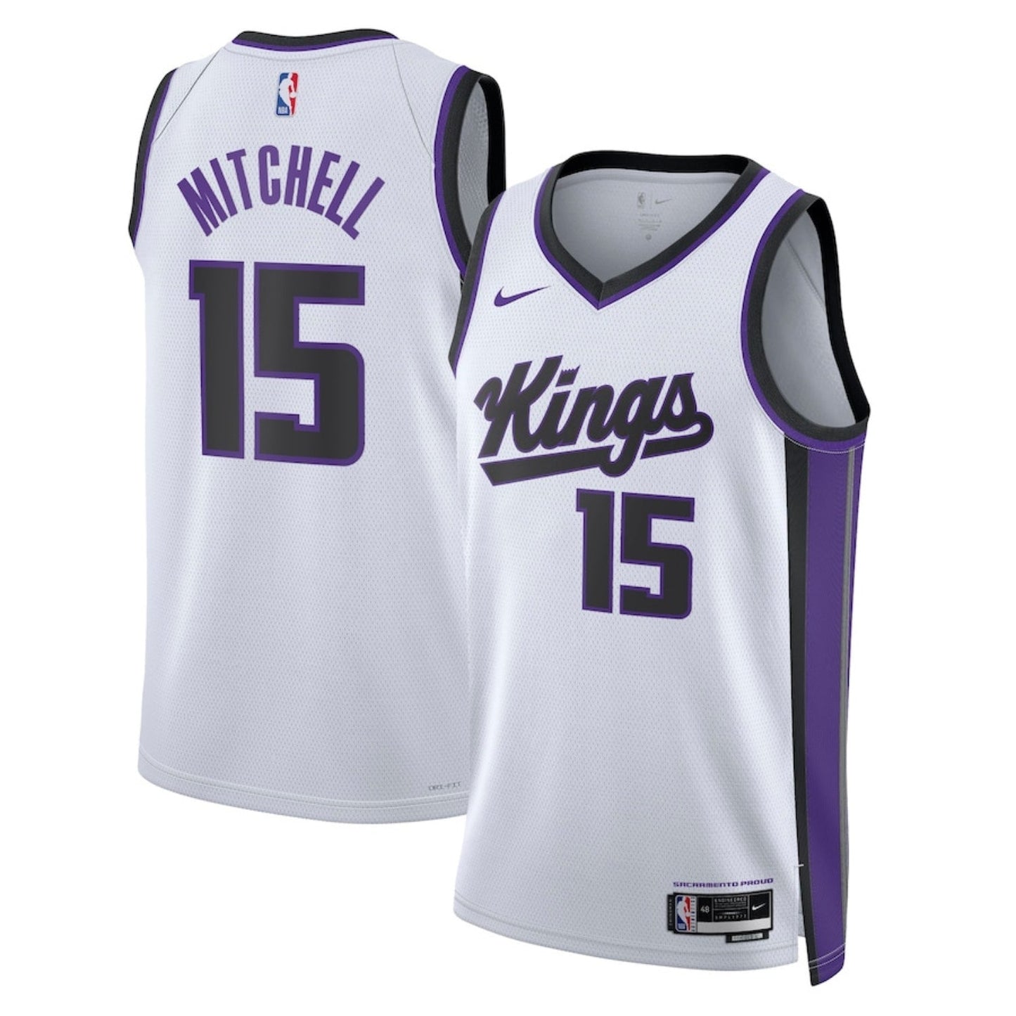 Davion Mitchell Sacramento Kings 15 Jersey