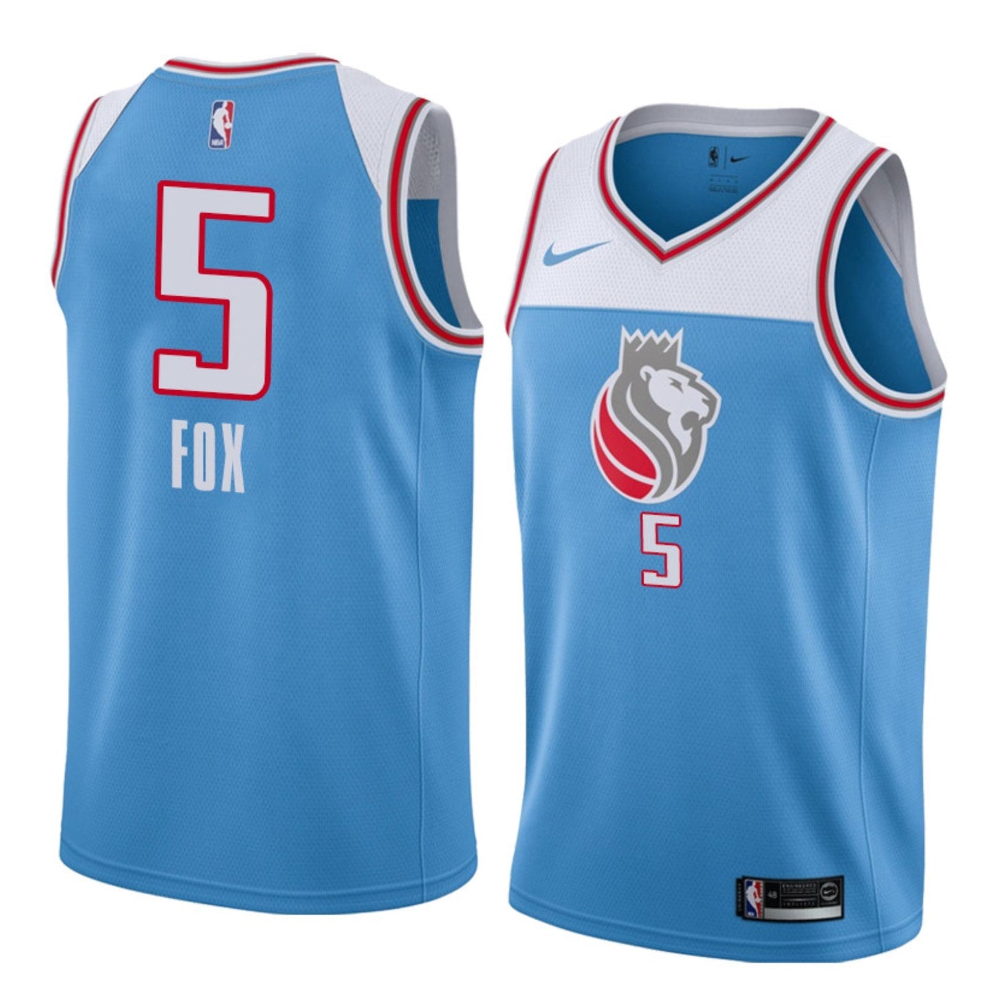 De'Aaron Fox Sacramento Kings 5 Jersey