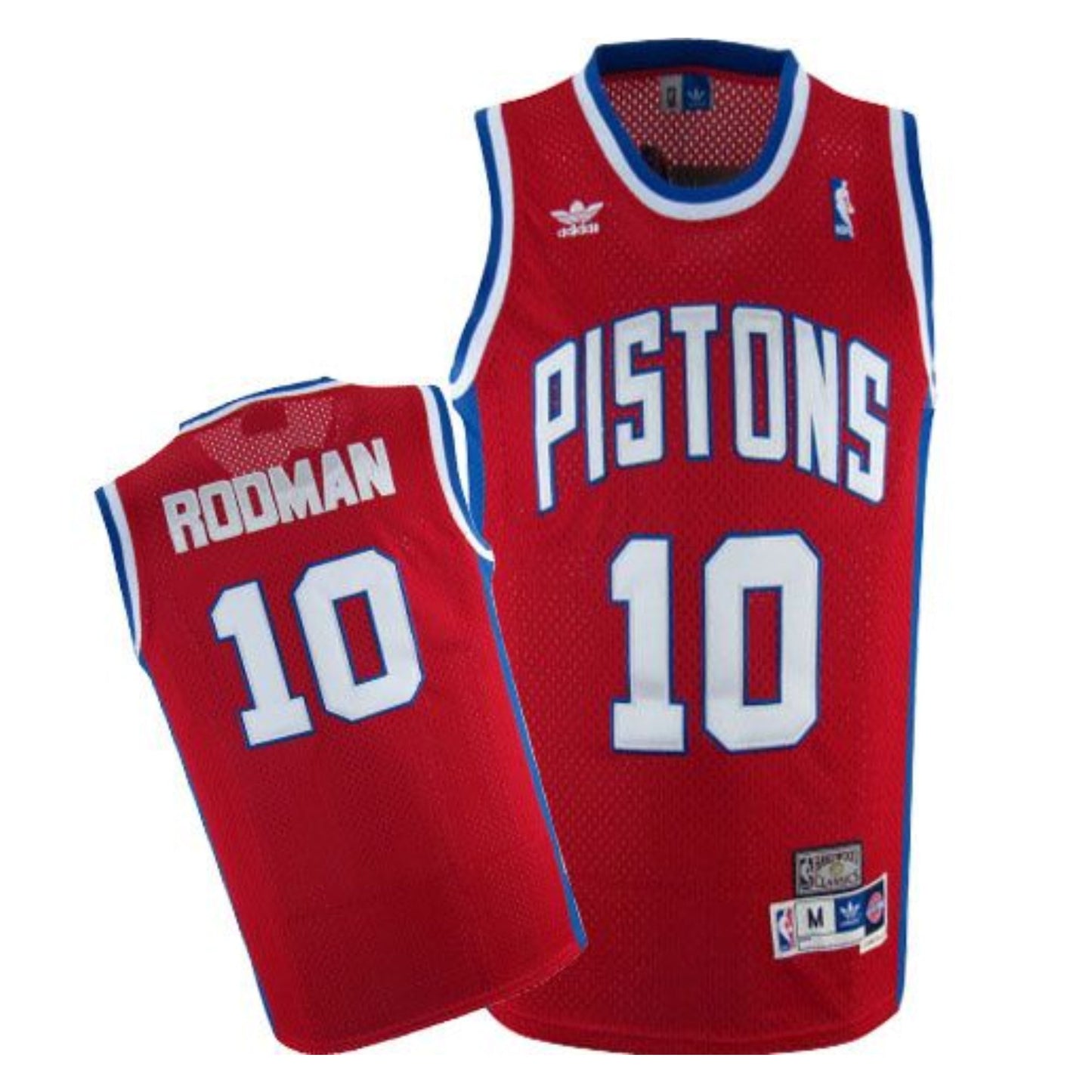 Basketball Dennis Rodman Detroit Pistons 10 Retro Jersey