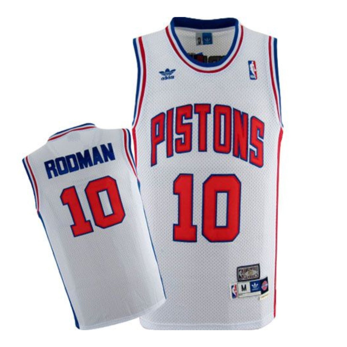 Dennis Rodman Detroit Pistons 10 Retro Jersey