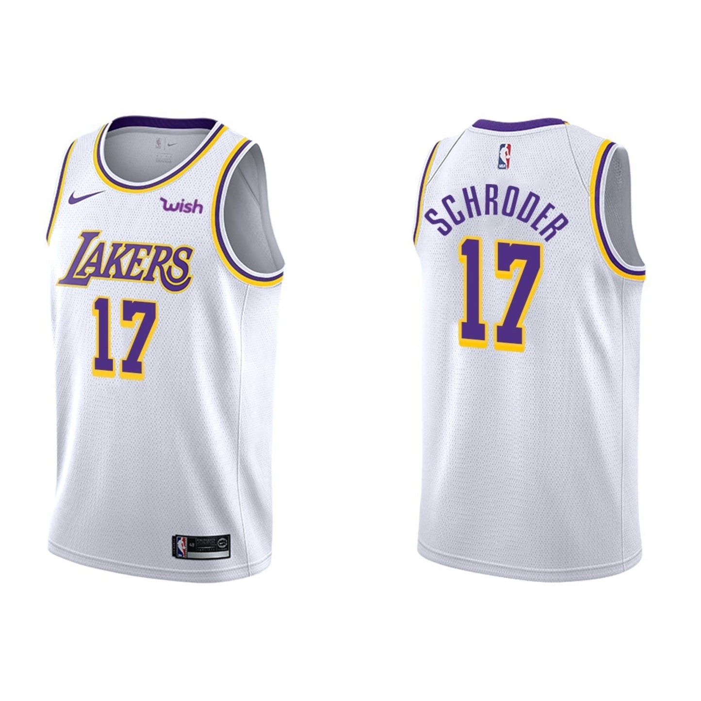 Basketball Dennis Schroder Los Angeles Lakers 17 Jersey
