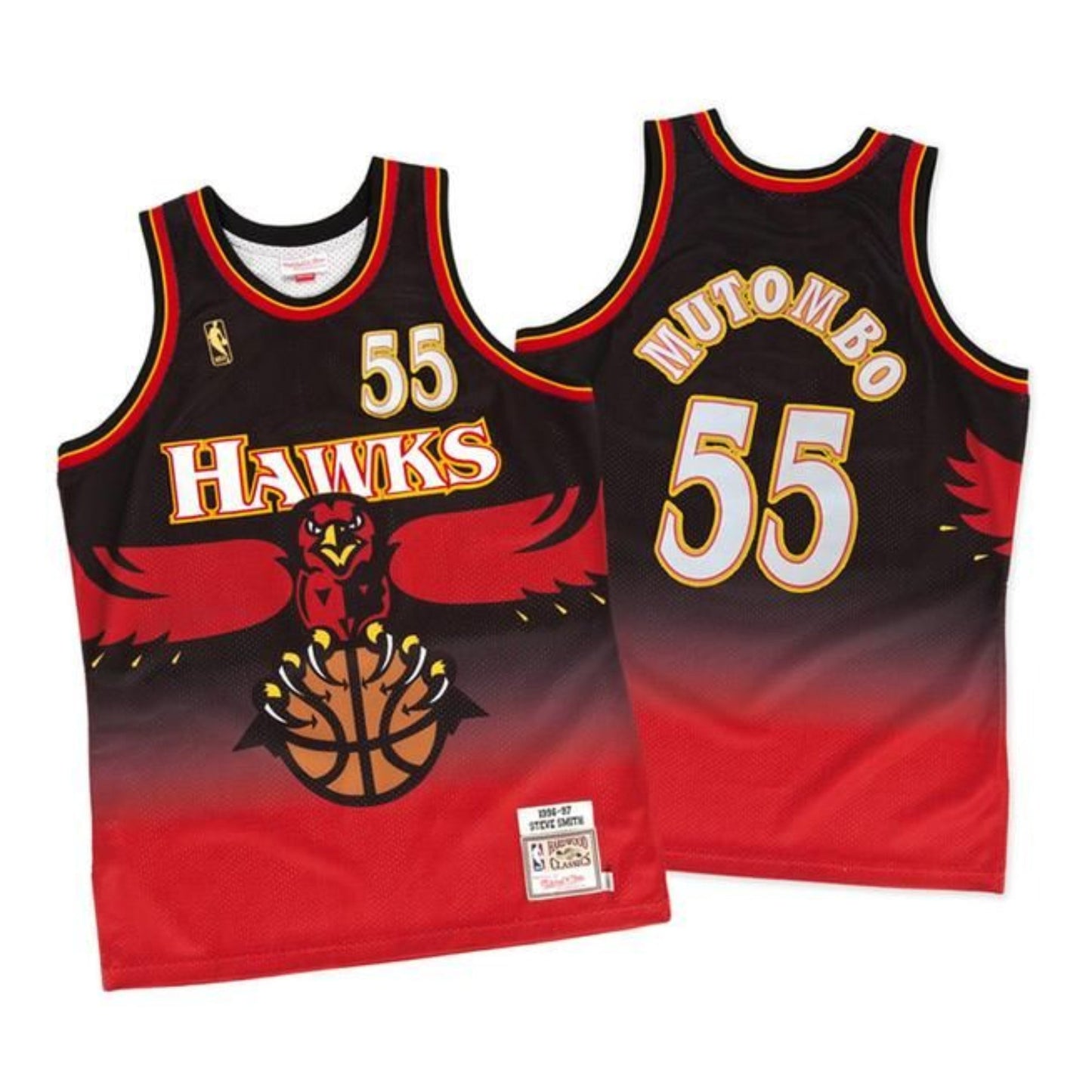 Dikembe Mutombo Atlanta Hawks 55 Retro Jersey