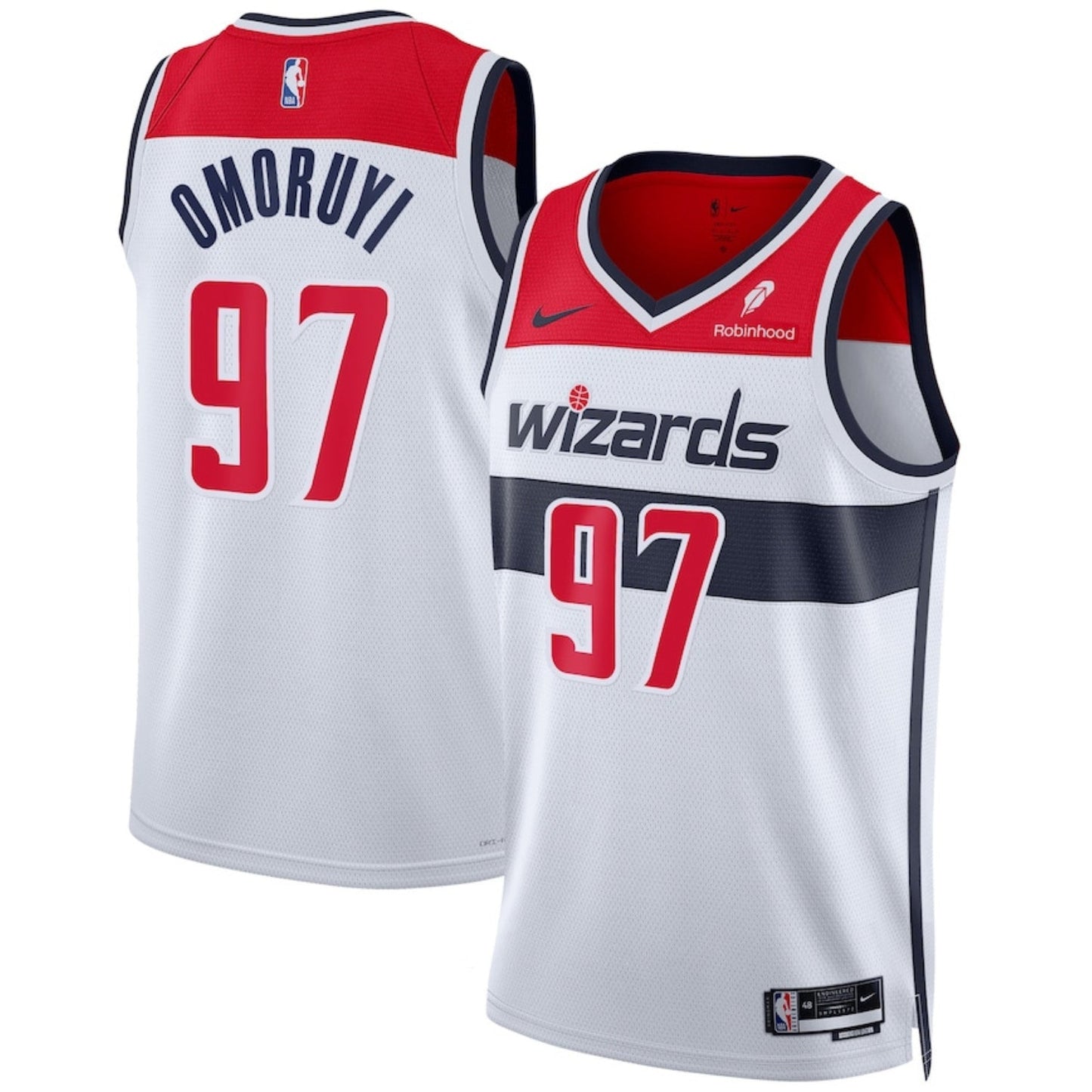 Eugene Omoruyi Washington Wizards 97 Jersey