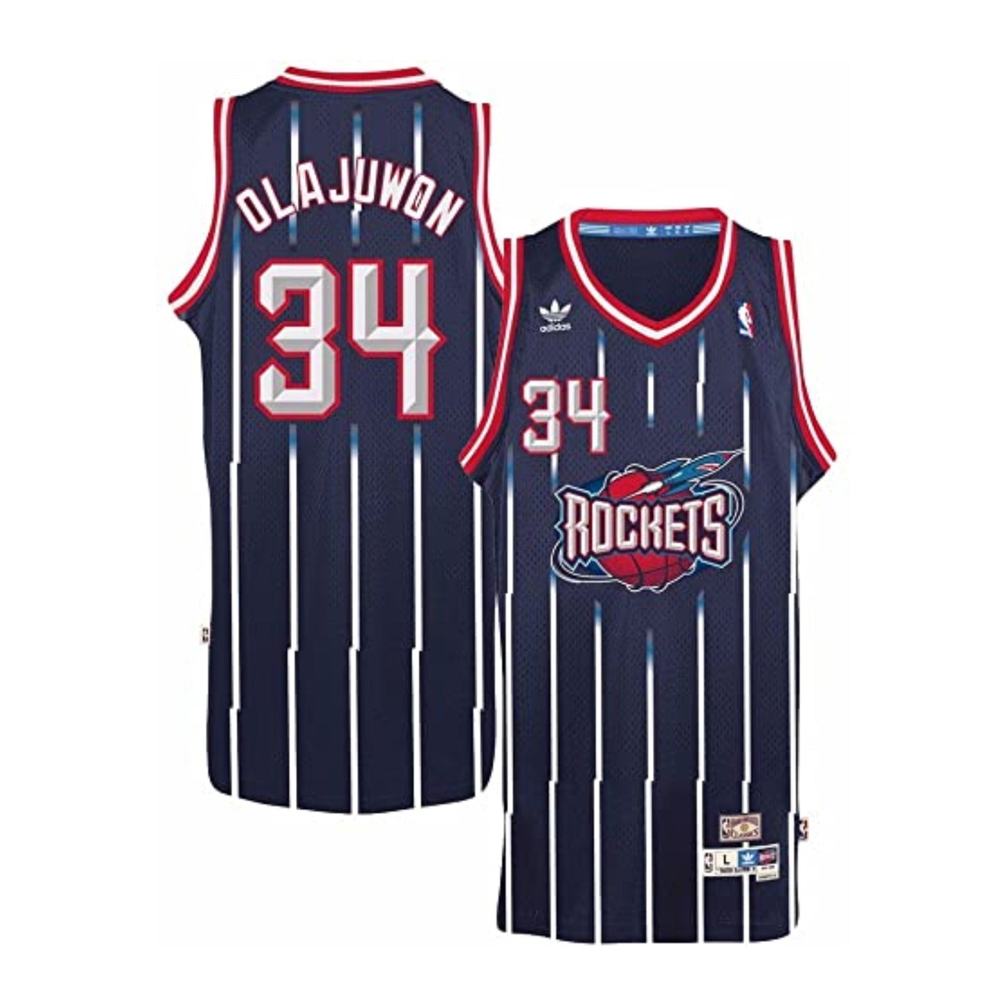 Hakeem Olajuwon Houston Rockets 34 Retro Jersey