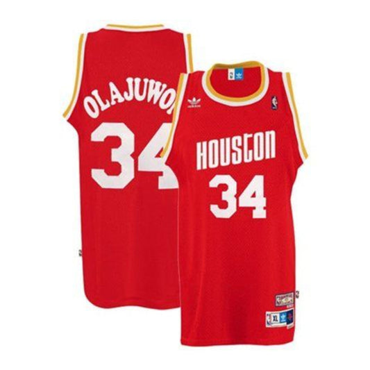 Hakeem Olajuwon Houston Rockets 34 Retro Jersey