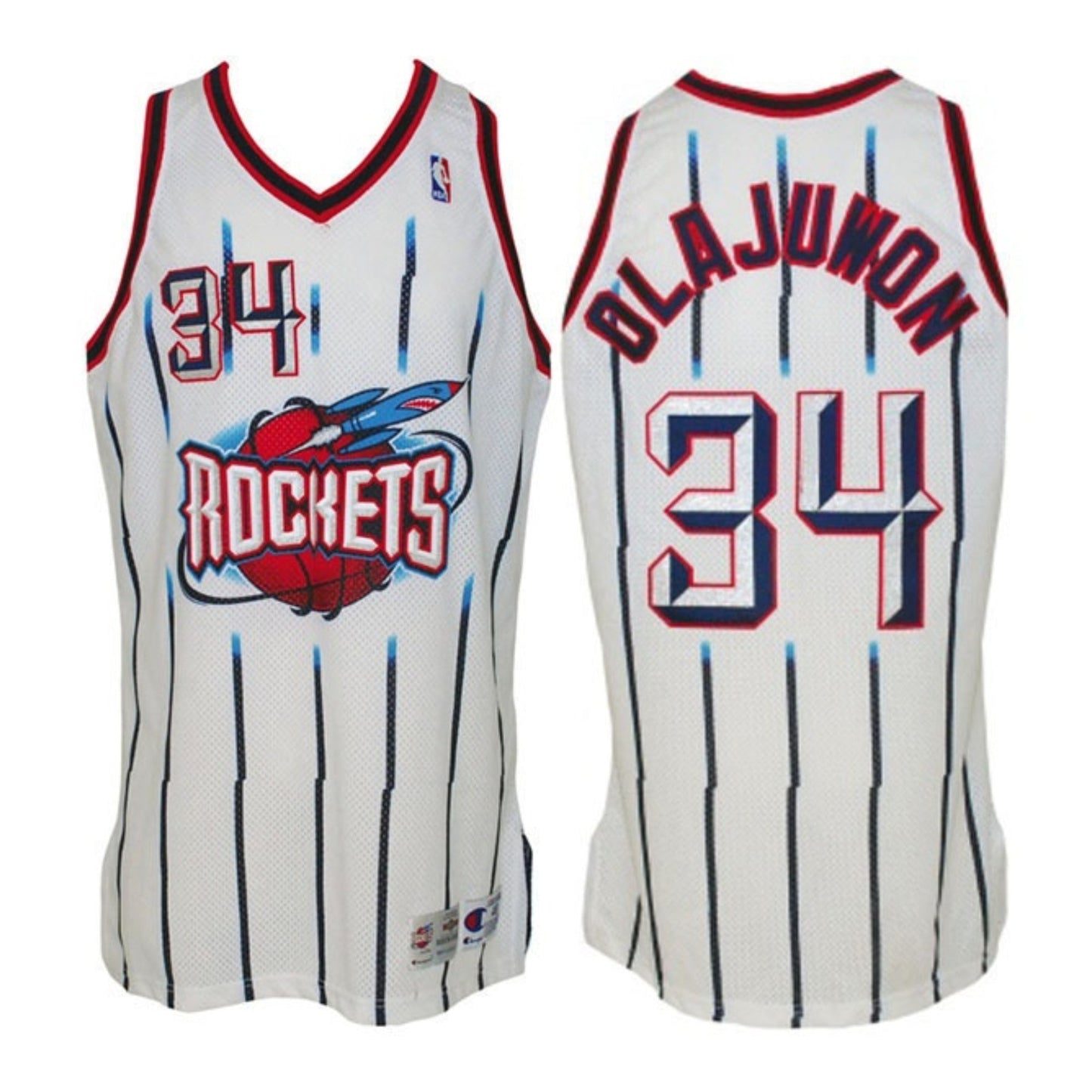 Basketball Hakeem Olajuwon Houston Rockets 34 Retro Jersey