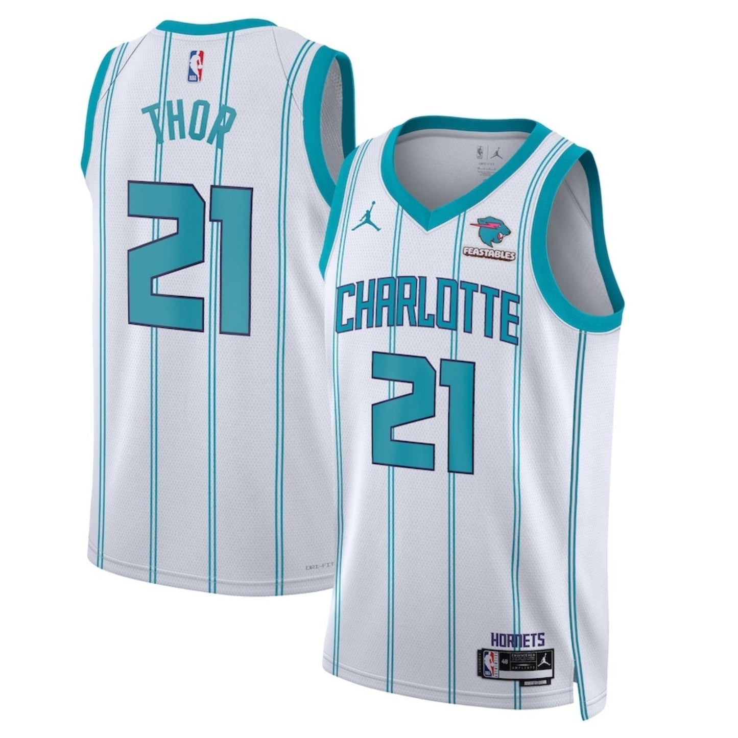 JT Thor Charlotte Hornets 21 Jersey