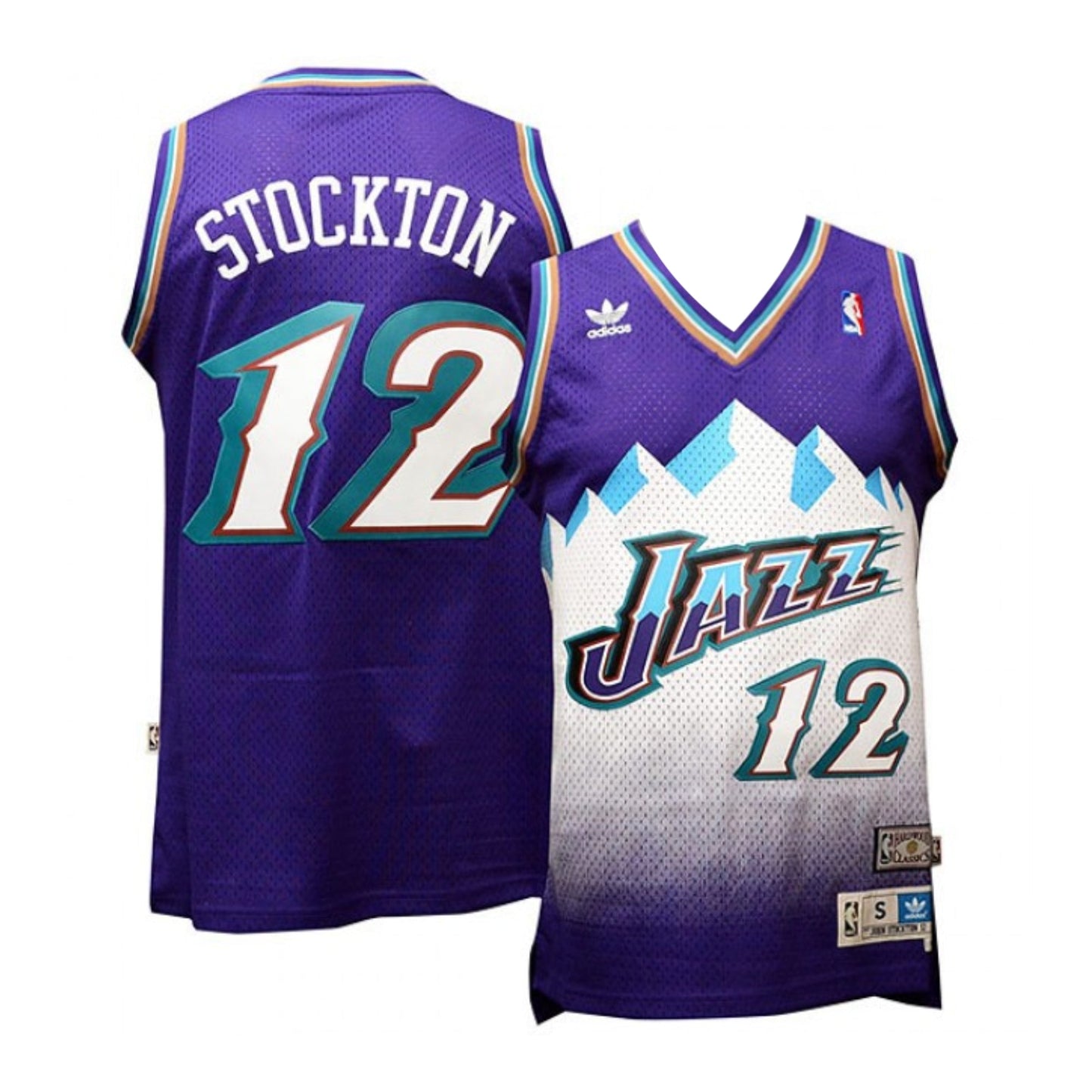 John Stockton Utah Jazz 12 Retro Jersey