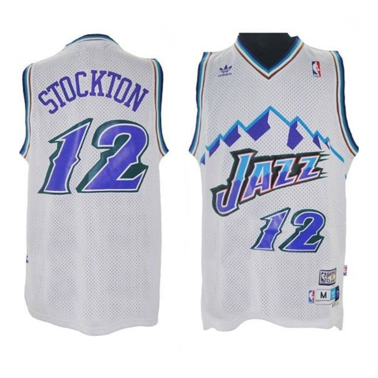 Basketball John Stockton Utah Jazz 12 Retro Jersey