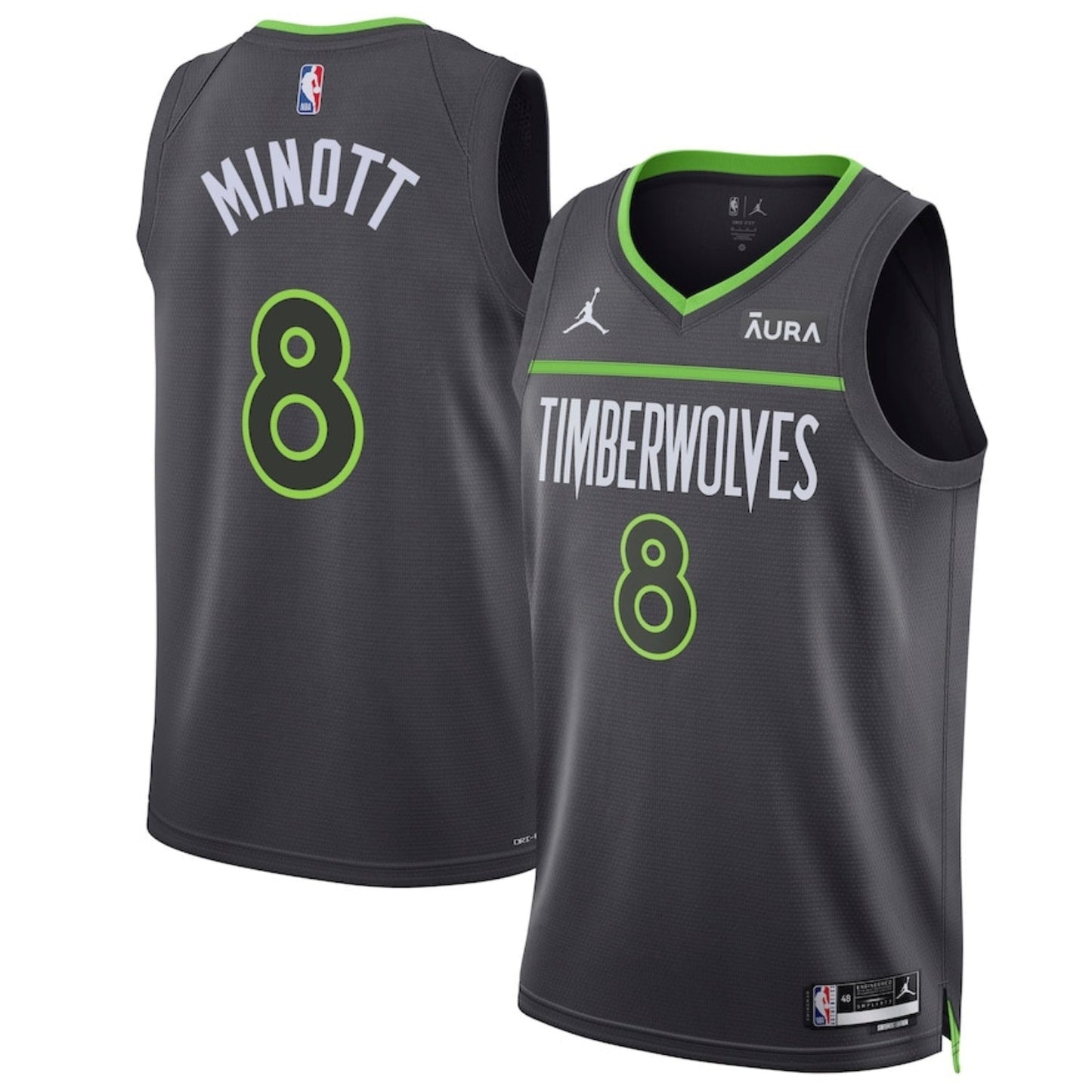 Josh Minott Minnesota Timberwolves 8 Jersey