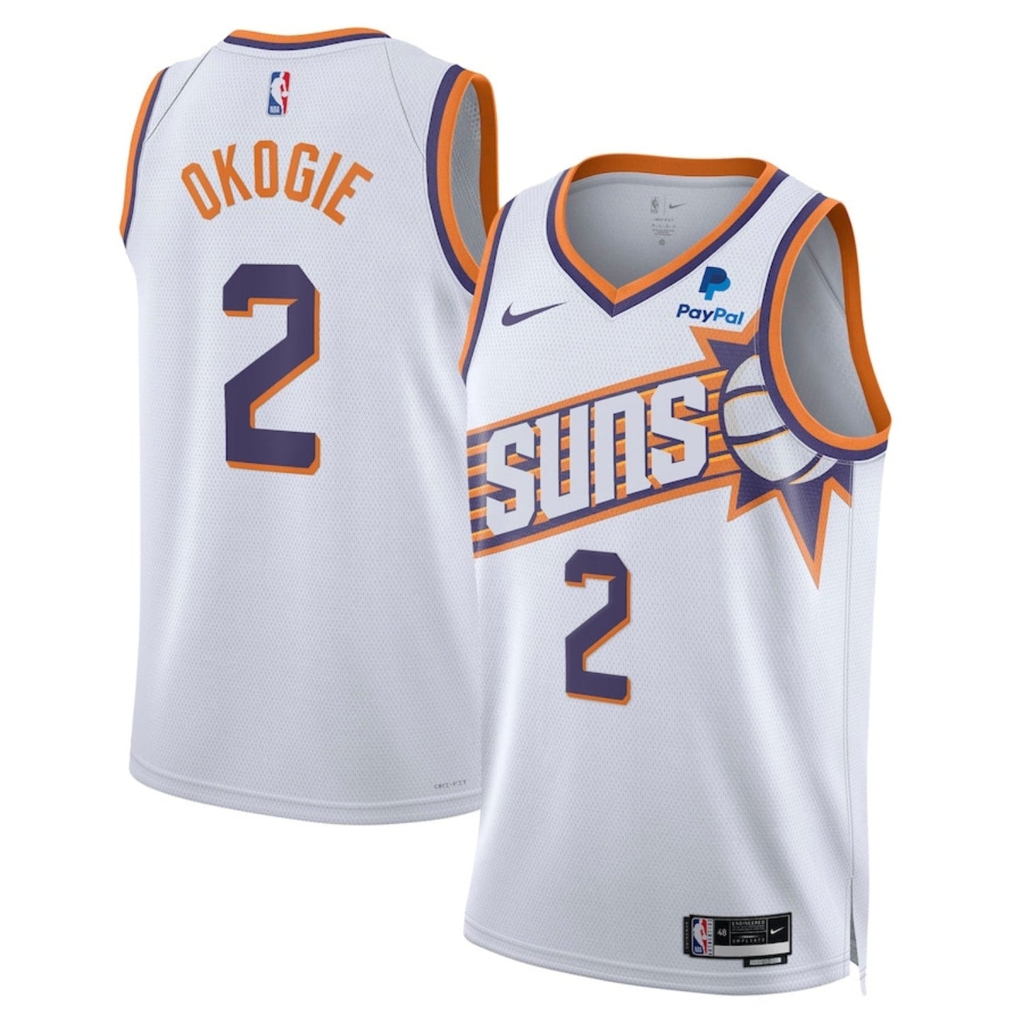 Basketball Josh Okogie Phoenix Suns 2 Jersey