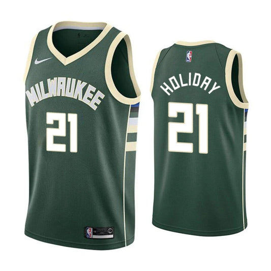 Basketball Jrue Holiday Milwaukee Bucks 21 Jersey