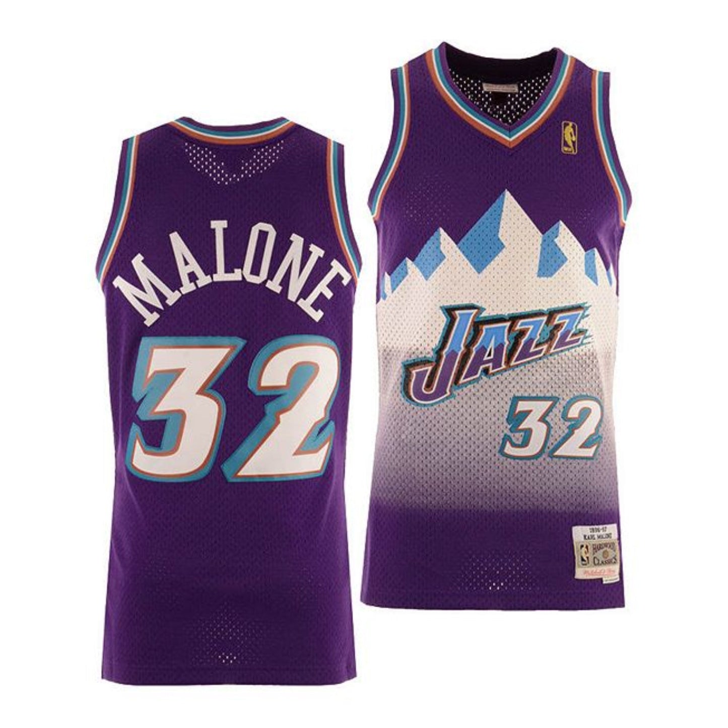 Karl Malone Utah Jazz 32 Retro Jersey