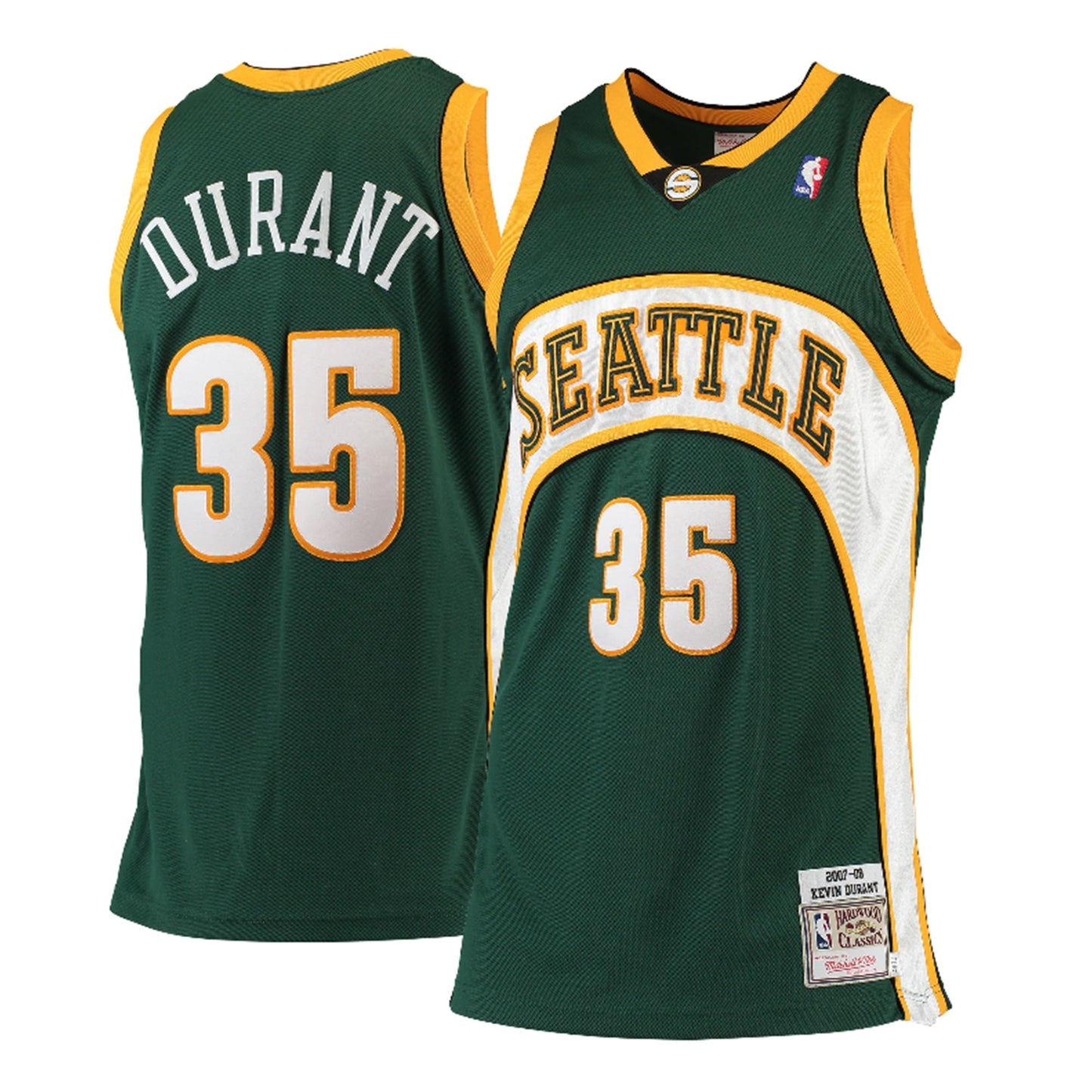 Basketball Kevin Durant Seattle Super Sonics 35 - 2007-08 Jersey