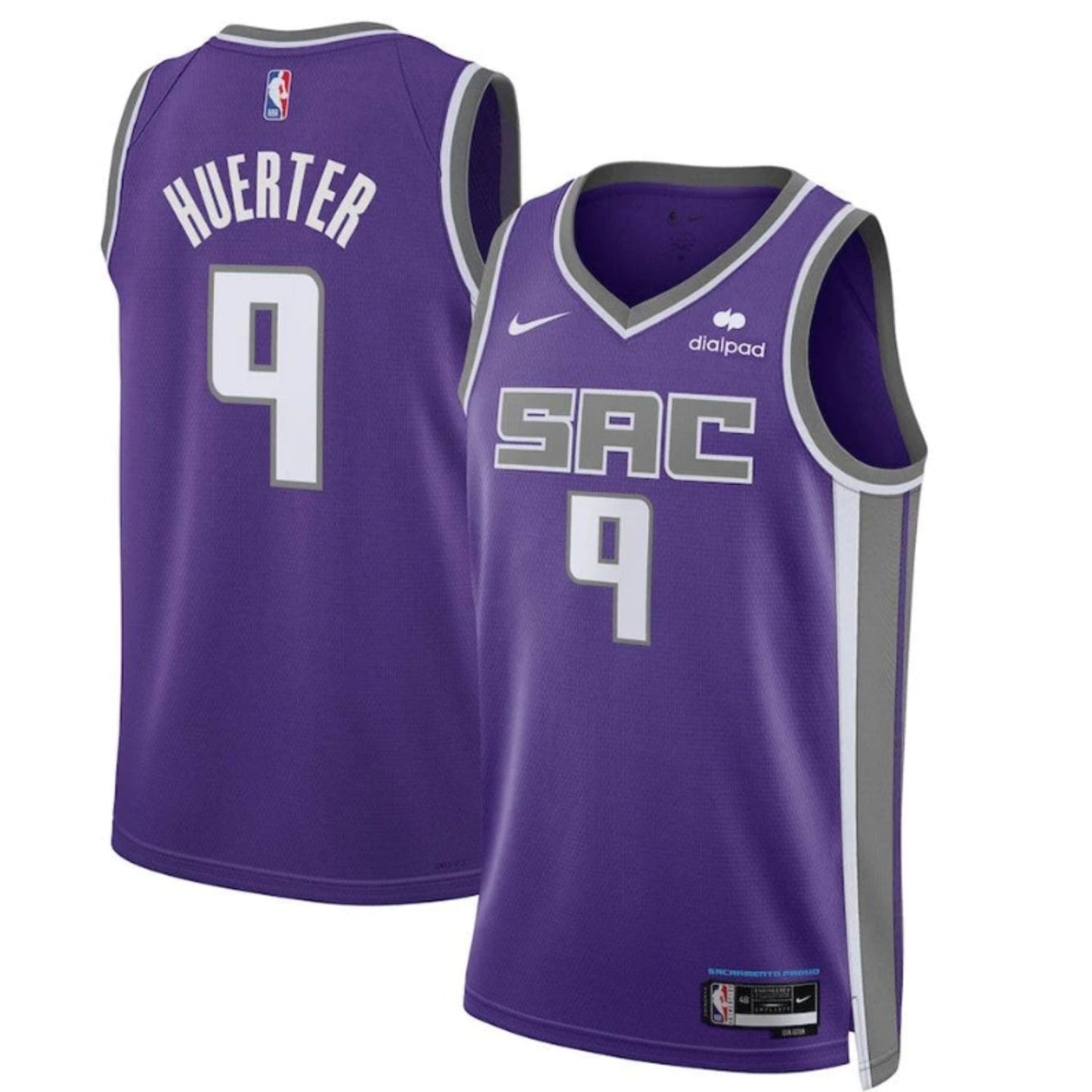 Kevin Huerter Sacramento Kings 9 Jersey