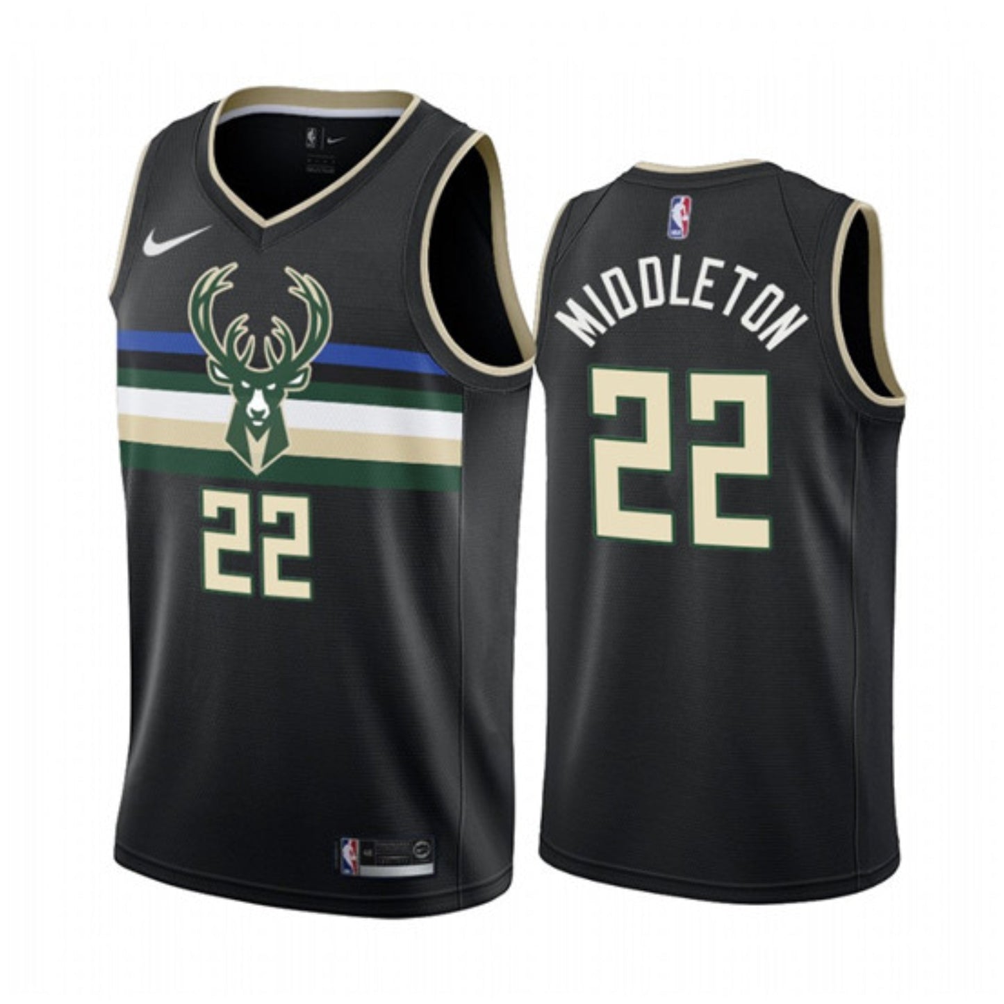 Basketball Khris Middleton Milwaukee Bucks 22 Jersey